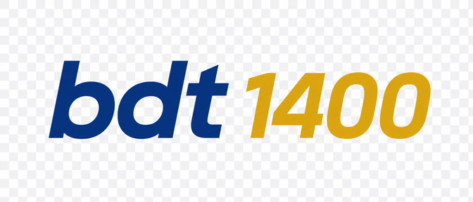 bdt 1400 নীয়ন লোগো